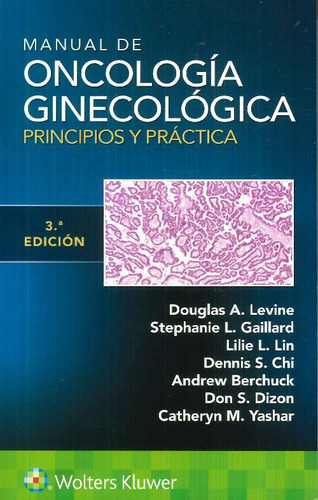 Libro Manual De Oncología Ginecológica. Principios Y Práctic