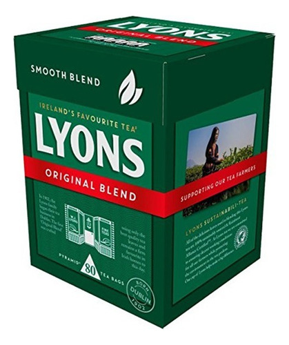 Te Irlandes Original Blend Lyons Tea (80 Bolsitas De Té)