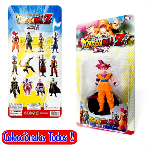 Muñeco Goku Fase Dios Dragón Ball Z Coleccionable - Otec | Cuotas sin  interés