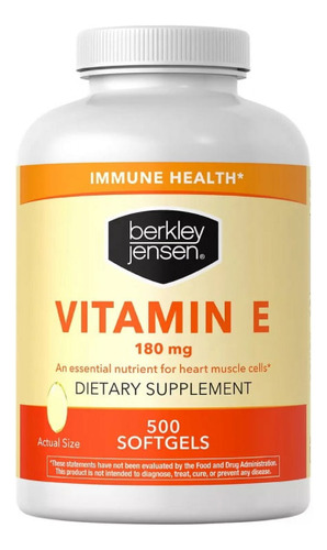 Berkley Jensen Vitamina E 180 Mg - Unidad a $200834