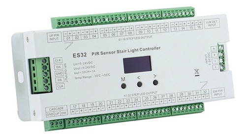 Controlador De Luz De Escalera Con Sensor Pir Es32 De 32 Can