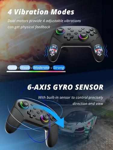 Para Nintendo Switch, Oled Y Pc Elite Bluetooth Handle S80