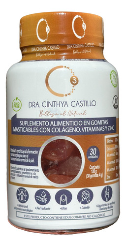 Gomitas C3 Colágeno+biotina+vitaminas Para Cabello Uñas Piel