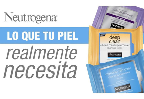 Toallitas Desmaquillantes Neutrogena Piel Sensible X 25 Un.