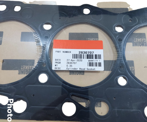 Imagen 2 de 2 de Empacadura Camara Iveco Vertis Cumins 4isbe Case