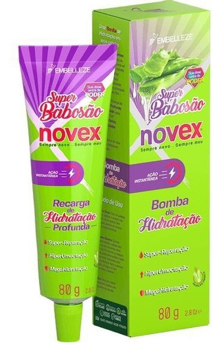 Novex Bomba De Hidratación Babosa.accion Instantánea 