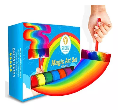 Watercolor Rainbow Magic Art Set Para Niñas Y Niños Kit De A