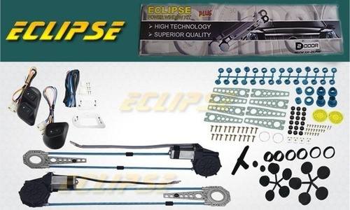 Kit Alza Cristales Electricos 2 Puertas Con 3 Tec Instalado
