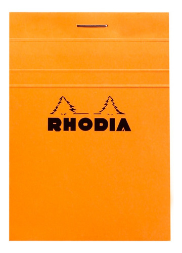 Bloco Notas Rhodia Laranja Quadric N°13 10,5x14,8cm 13200