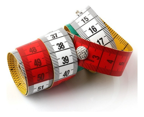 2 Botones De Cinta De 1,5 Metros Para Medir Ropa, Cintura Bu