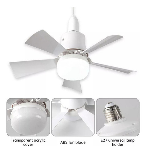 Para Luz De Ventilador Desmontable Con Control Remoto Moda
