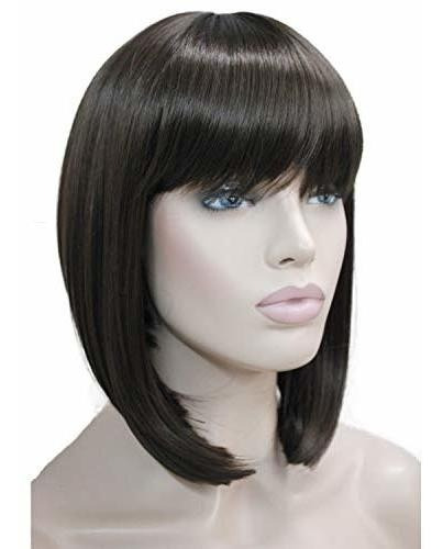 Pelucas - Lydell 10  Short Straight Bob Wigs No Part Full Sy