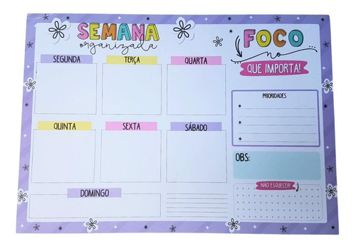 Planner Foco No Que Importa +