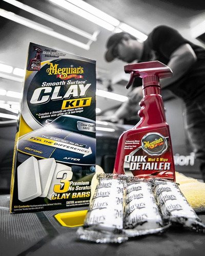 Imagen 5 de 8 de Kit De Descontaminado Meguiars Smooth Surface Clay Kit