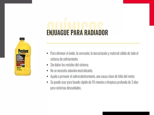 Limpiador Para Radiadores Prestone 650ml Flush + Cleaner