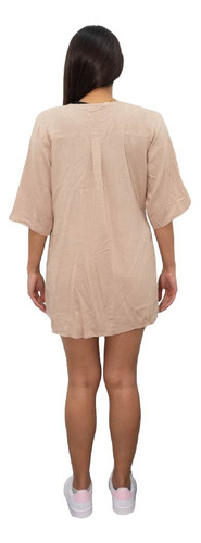 Conjunto Lino Capa Con Capucha Abierta Y Short - Suimy