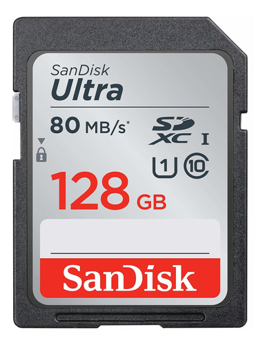 Sandisk Ultra Tarjeta De Memoria Sdxc Uhs-i Hasta 80 mb/s, 1