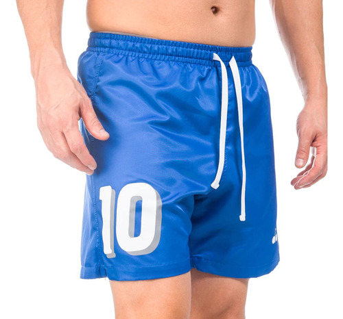 Short Futbol Diadora Modelo Cup C/ Azul - Adulto