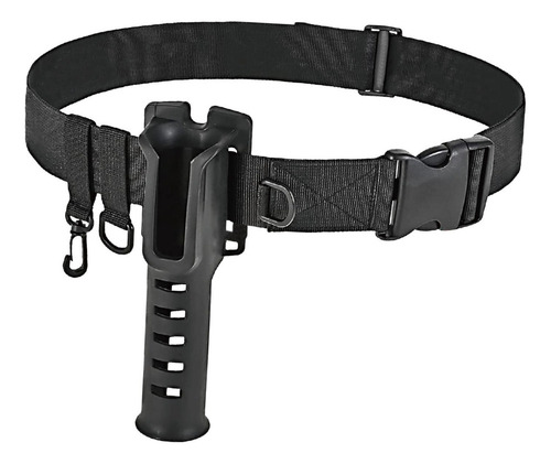 Soporte Para Caña De Pescar, Cinturón, Ajustable, Negro