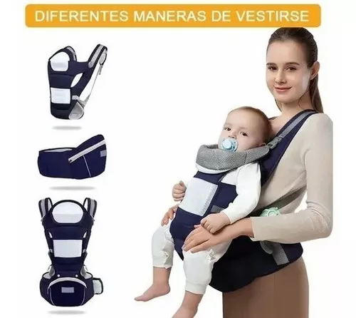 Mochila Cangurera Asiento Portabebe Ergonomica 0-36 Meses