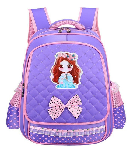 Niñas Princesa Bolsa Niños Encaje Lazo Hombro Mochila