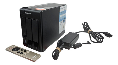 Servidor Nas Qnap Ts-251+ Ram 4gb En Caja Con Disco Hdd (Usado)