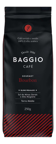 Kit 3un Café Torrado Aromas Baggio Gourmet Bourbon 250g