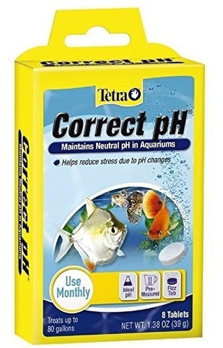 Tetra 77340 Correcta Ph Tablets, 8-count