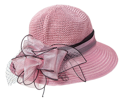 Sombrero De Organza Para Mujer (gorra Para Bodas, Fiestas De