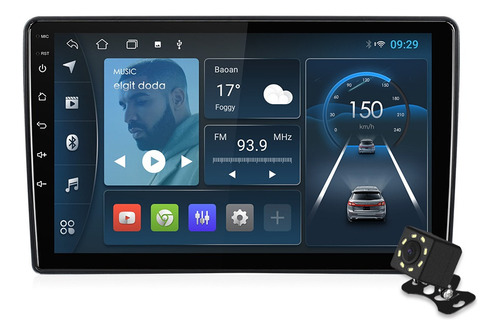 C-j Estéreo Android Para Silverado 2007-2013 Cámara Gps Fm