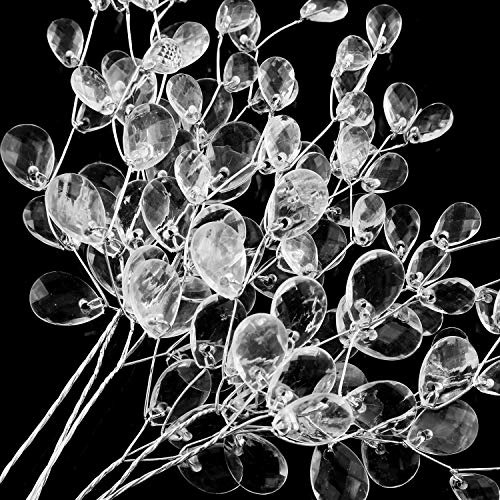 Ramo De Flores Artificiales 25 Piezas. Tallo De Flor Artific