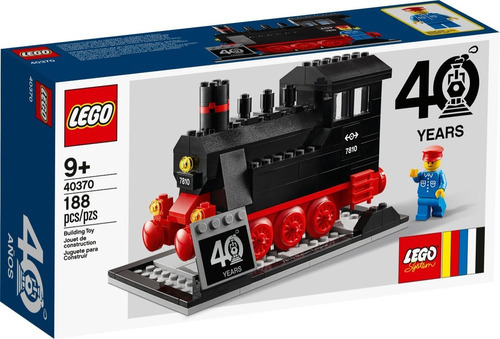 Lego 40370 Trem Edição De 40° Aniversário - Exclusivo Quantidade De Peças 188