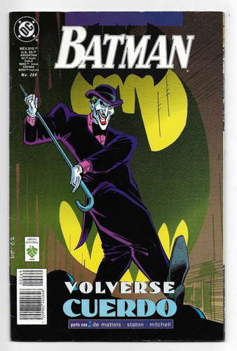 Batman Volverse Cuerdo Editorial Vid