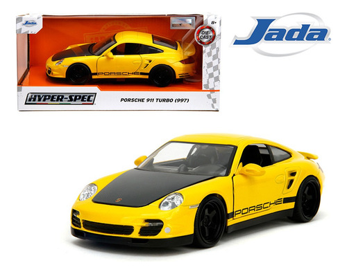 1/24 Porsche 911 Turbo (997) Jada Color Amarillo