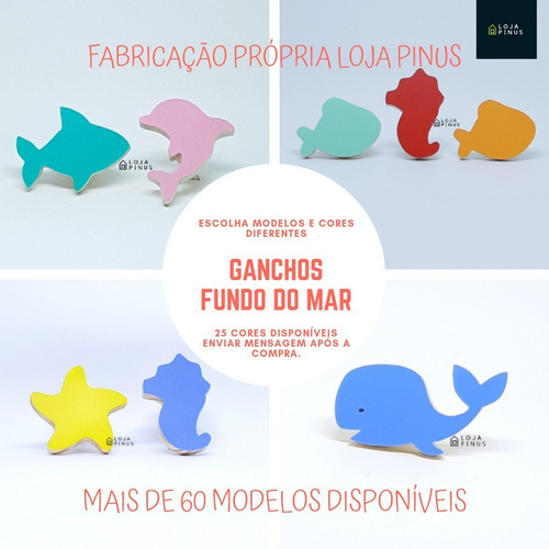 Decoração Divertida De Criança -2 Ganchos De Parede Infantil