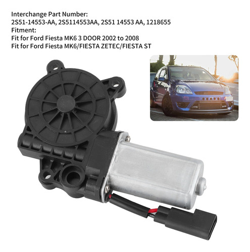 Motor Regulador De Ventana Delantera Derecha 2s51-14553-aa A