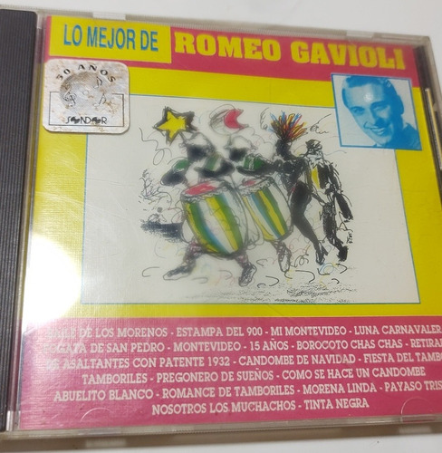 Candombe Romeo Gavioli Lo Mejor Cd Sondor Ed 50 Aniversario