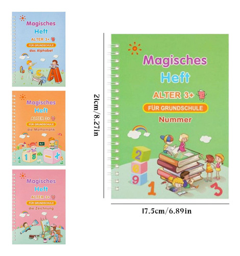 Libro De Escritura A Mano Cuaderno De Escritura Reutilizable