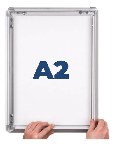 Display Publicitario Tipo Cuadro A2 De Aluminio + Impresión