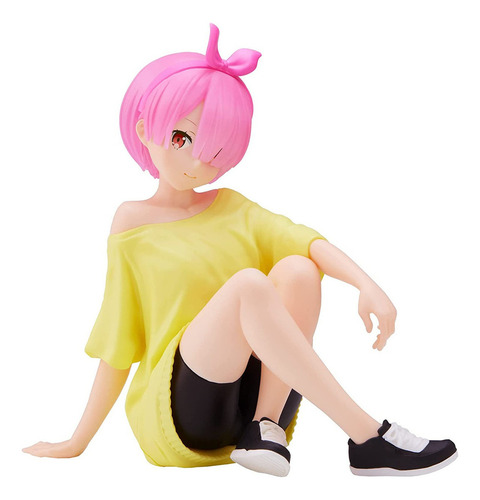 Figura Banpresto Re:zero Ram Relaxing Time Anime Bandai