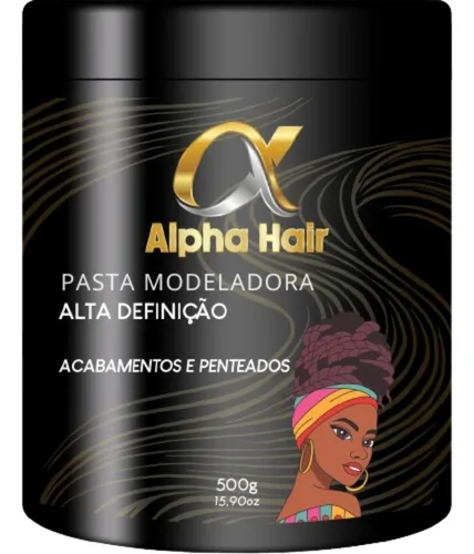 comprar Pomada Modeladora Alpha Hair Trança Nagô E Baby Hair 500g