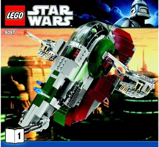 Lego Star Wars 8097 Slave I Completo Usado