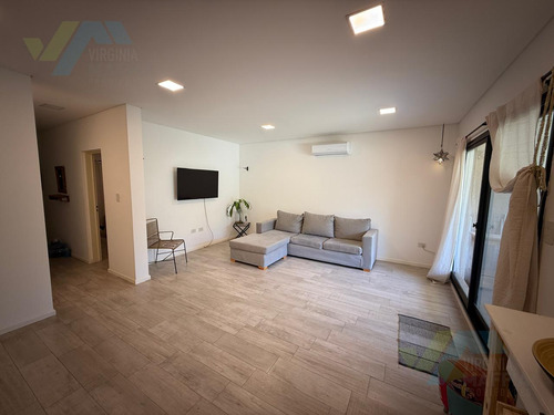 Venta Departamento Tipo Casa Planta Baja, 2 Ambientes Muy Grandes, Con Quincho, Cañada Village, Pilar