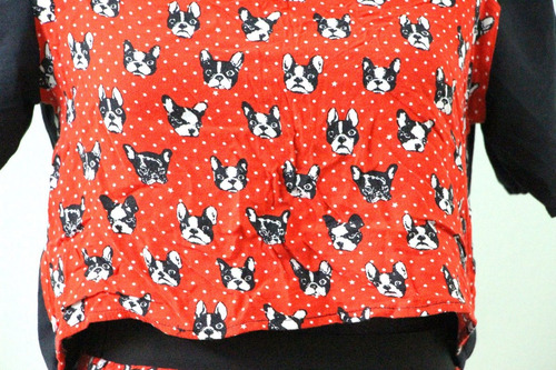 Conjunto Remera - Pollera Perritos Original - Envios