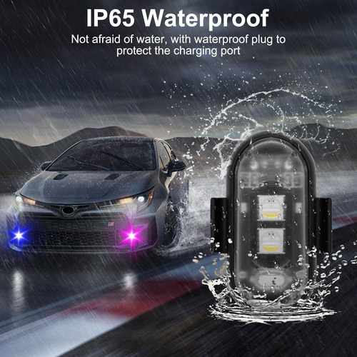 Luces Estroboscópicas Led Inalámbricas Con Control Remoto