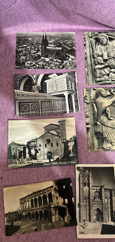 Tarjetas, 11 Postales Antiguas Iglesias Y Catedrales Mundo (Usado)