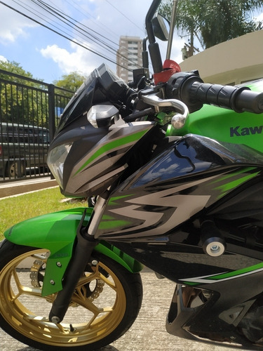 Moto Kawasaki Z 300 Verde 2018 Único Dono Sem Dívidas Usada