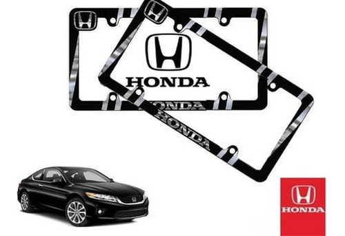 Par Porta Placas Honda Accord Coupe 3.5 2014 Original
