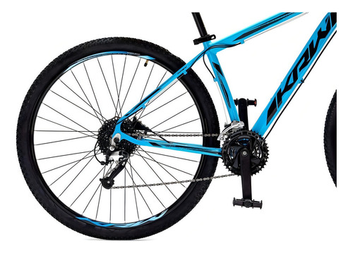 Bicicleta Aro 29 Krw Spot Alum Shimano Acera 27v Trava Sx13 Cor Azul/preto
