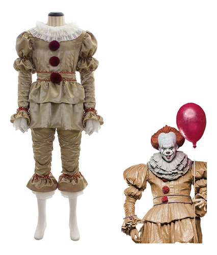 /pennywise Disfraz De Cosplay Disfraz De Payaso Terrorífico